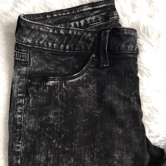 GUESS Black Tie Dye Marbled Skinny Jeans - Picture 3 of 8